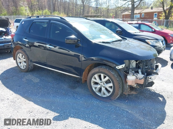 2014 Nissan Murano S with VIN JN8AZ1MW2EW510180, listed as a IAAI auction lot 41930346 with 155,754 mi miles and . Bid and sale history available at DreamBid. Image 1.