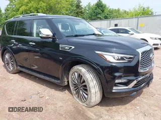 2018 Infiniti QX80 with VIN JN8AZ2NEXJ9191616, listed as a IAAI auction lot 42404205 with 71,264 mi miles and . Bid and sale history available at DreamBid. Image 1.