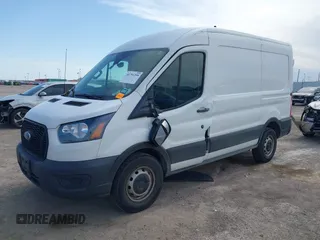 2021 Ford Transit Cargo with VIN 1FTBR1C89MKA03687, listed as a IAAI auction lot 41791299 with 116,341 mi miles and . Bid and sale history available at DreamBid. Image 2.