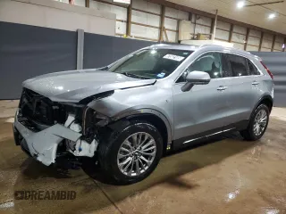 2024 Cadillac XT4 FWD Premium Luxury with VIN 1GYFZCR48RF141684, listed as a Copart auction lot 47552185 with 26,958 mi miles and Clean Title. Bid and sale history available at carsss.com. Image 1.