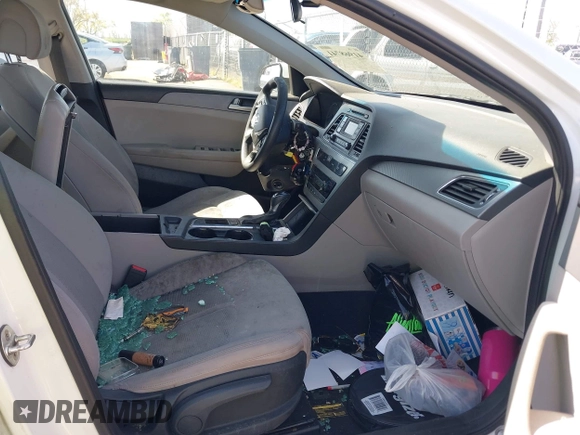 2017 Hyundai Sonata 2.4L with VIN 5NPE24AF6HH565572, listed as a IAAI auction lot 41968741 with Not Provided miles and . Bid and sale history available at carsss.com. Image 5.