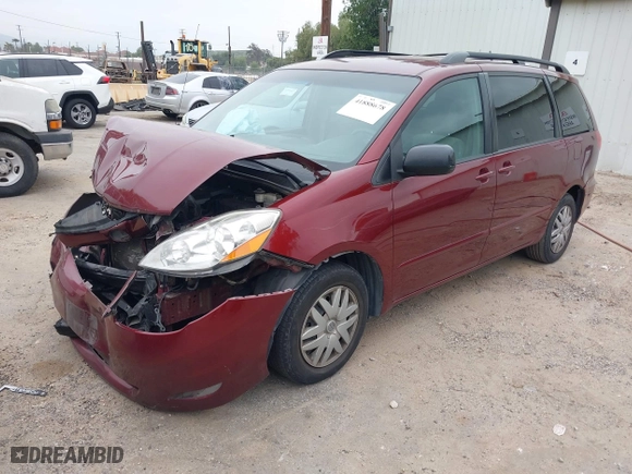 2009 Toyota Sienna CE with VIN 5TDZK23C69S254244, listed as a IAAI auction lot 41888678 with 208,622 mi miles. Bid and sale history available at carsss.com. Image 17.