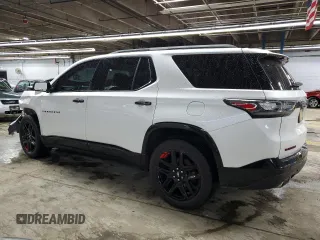 2018 Chevrolet Traverse Premier z VIN 1GNERKKW8JJ109978, wystawiony jako Copart lot #51374415 z przebiegiem 147 029 mil mil oraz Szkoda całkowita • Salvage title. Historia ofert i sprzedaży dostępna na DreamBid. Obrazek 2.