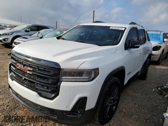 2022 GMC Acadia SLT with VIN 1GKKNML47NZ111264, listed as a Copart auction lot 83204674 with 25,916 mi miles and Salvage Title. Bid and sale history available at carsss.com. Image 1.