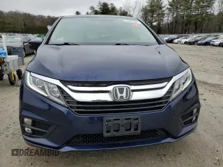2020 Honda Odyssey EX-L with VIN 5FNRL6H70LB051653, listed as a Copart auction lot 45387985 with 63,747 mi miles and Salvage Title. Bid and sale history available at carsss.com. Image 5.