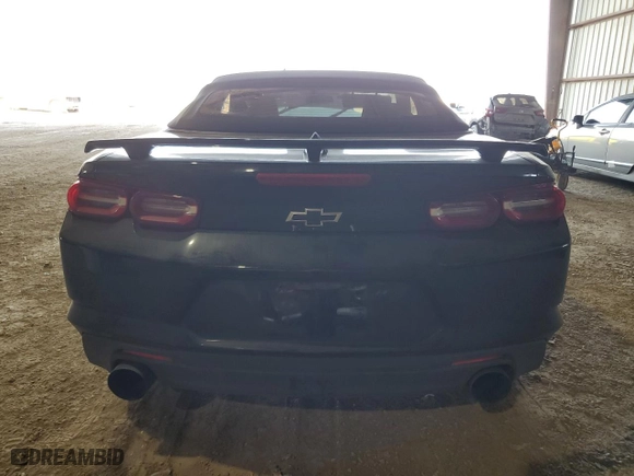 2021 Chevrolet Camaro 1LT with VIN 1G1FB3DX1M0141834, listed as a Copart auction lot 66292954 with 40,280 mi miles and Salvage Title. Bid and sale history available at carsss.com. Image 6.
