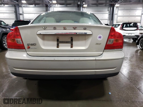 2004 Volvo S80 with VIN YV1TH59H241349926, listed as a Copart auction lot 77653344 with 0 mi miles and Non Repairable. Bid and sale history available at carsss.com. Image 6.