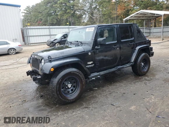 2008 Jeep Wrangler Unlimited Sahara with VIN 1J4GA59148L574934, listed as a Copart auction lot 74590164 with 134,674 mi miles and Salvage title. Bid and sale history available at DreamBid. Image 1.