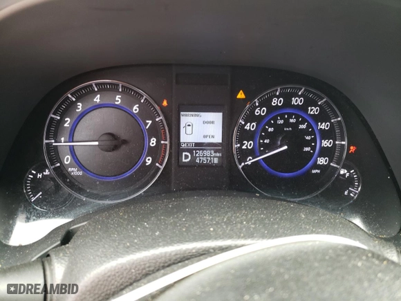 2017 Infiniti QX70 with VIN JN8CS1MU1HM143736, listed as a Copart auction lot 54896834 with 126,983 mi miles and Salvage Title. Bid and sale history available at carsss.com. Image 9.
