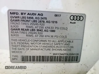 2018 Audi Q5 Prestige с VIN WA1CNAFYXJ2050129, выставлен на аукционе Copart как лот 61076625 с пробегом 116 174 миль миль и Списание • Salvage title. История ставок и продаж доступна на DreamBid. Изображение 13.