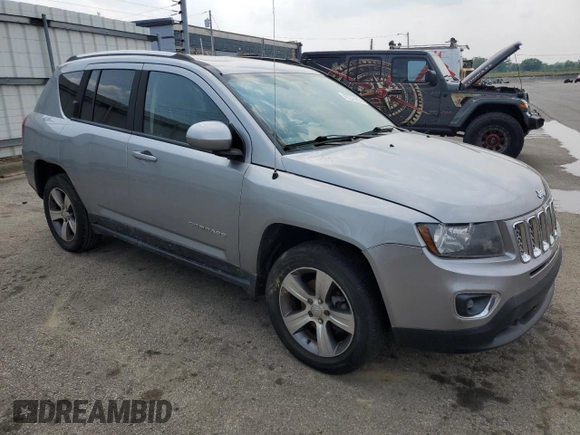 2016 Jeep Compass High Altitude z VIN 1C4NJCEA9GD716047, wystawiony jako Copart lot #59489505 z przebiegiem 103 827 mil mil oraz Czysty tytuł • Clean title. Historia ofert i sprzedaży dostępna na DreamBid. Obrazek 4.