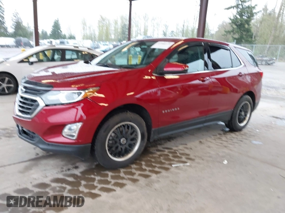 2018 Chevrolet Equinox LT with VIN 3GNAXSEV6JS568254, listed as a IAAI auction lot 41980375 with 81,371 mi miles. Bid and sale history available at carsss.com. Image 2.