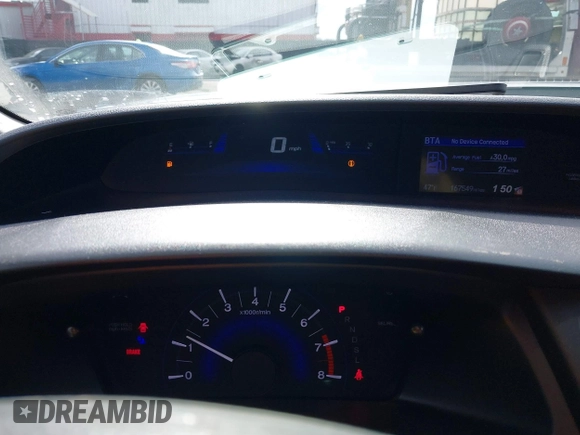 2014 Honda Civic Sedan LX with VIN 2HGFB2F55EH540032, listed as a IAAI auction lot 41458693 with 167,549 mi miles. Bid and sale history available at carsss.com. Image 7.