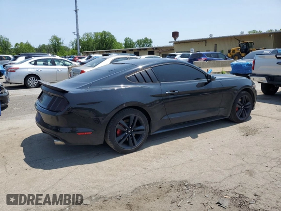 2015 Ford Mustang EcoBoost with VIN 1FA6P8TH1F5401967, listed as a Copart auction lot 59552635 with 79,886 mi miles and Salvage title. Bid and sale history available at DreamBid. Image 3.