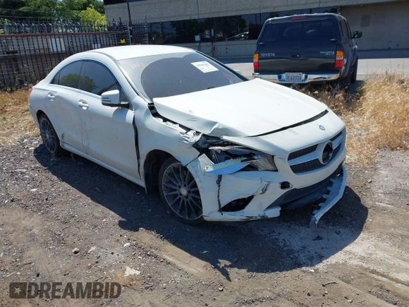 2014 Mercedes-Benz CLA 250 with VIN WDDSJ4GB0EN136231, listed as a IAAI auction lot 42046182 with 94,729 mi miles and . Bid and sale history available at DreamBid. Image 1.