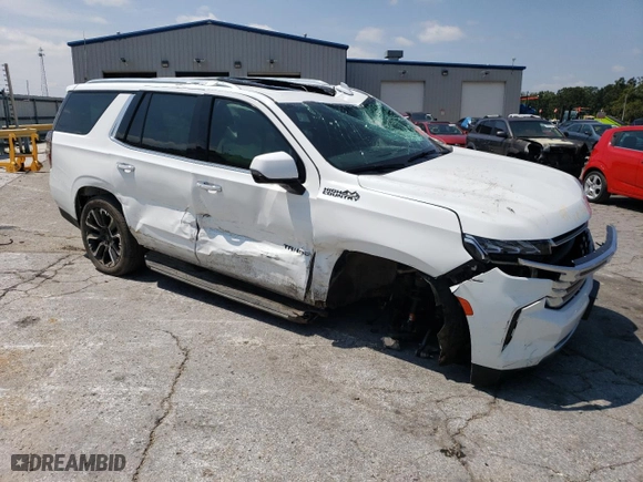 2022 Chevrolet Tahoe High Country with VIN 1GNSKTKL5NR195468, listed as a Copart auction lot 67576994 with 27,704 mi miles and Salvage Title. Bid and sale history available at carsss.com. Image 4.