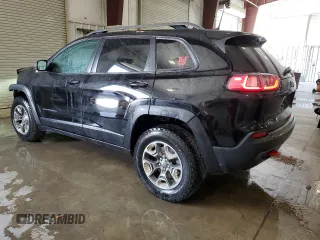 2019 Jeep Cherokee Trailhawk with VIN 1C4PJMBX1KD456551, listed as a Copart auction lot 58576065 with 121,259 mi miles and Salvage title. Bid and sale history available at DreamBid. Image 2.