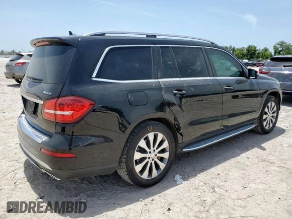 2017 Mercedes-Benz GLS 450 with VIN 4JGDF6EE2HA894088, listed as a Copart auction lot 57119545 with 106,212 mi miles and Salvage title. Bid and sale history available at DreamBid. Image 3.