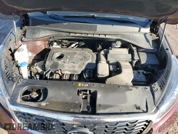 2019 Kia Sorento LX with VIN 5XYPGDA31KG508744, listed as a Copart auction lot 49115785 with 84,601 mi miles and Salvage Title. Bid and sale history available at DreamBid. Image 12.