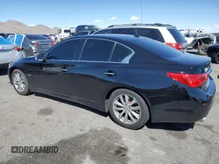 2014 Infiniti Q50 Hybrid Sport with VIN JN1AV7AP7EM692142, listed as a Copart auction lot 49539565 with 157,918 mi miles and Salvage Title. Bid and sale history available at carsss.com. Image 2.