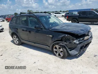 2007 BMW X3 3.0si with VIN WBXPC93447WF15699, listed as a Copart auction lot 66615254 with 105,166 mi miles and Salvage Title. Bid and sale history available at DreamBid. Image 4.