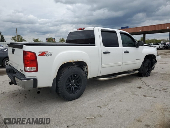 2012 GMC Sierra 1500 SLE with VIN 3GTP2VE73CG304869, listed as a Copart auction lot 55112505 with Not provided miles and Salvage title. Bid and sale history available at DreamBid. Image 3.