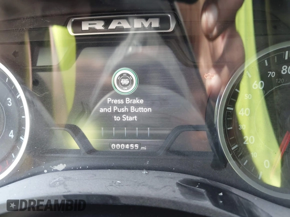 2022 Ram 1500 Lone Star with VIN 1C6RREFM1NN254323, listed as a IAAI auction lot 42378912 with 455 mi miles and . Bid and sale history available at DreamBid. Image 7.