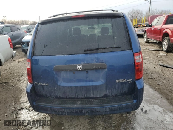 2010 Dodge Grand Caravan Hero with VIN 2D4RN3D1XAR488672, listed as a Copart auction lot 42770615 with Not Provided miles and Salvage Title. Bid and sale history available at DreamBid. Image 6.