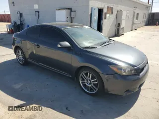 2008 Scion tC Spec with VIN JTKDE167480228701, listed as a Copart auction lot 56041645 with 181,479 mi miles and Salvage Title. Bid and sale history available at DreamBid. Image 4.