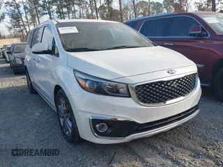 2016 Kia Sedona SX-L with VIN KNDME5C1XG6112686, listed as a IAAI auction lot 41662067 with 146,975 mi miles. Bid and sale history available at carsss.com. Image 1.