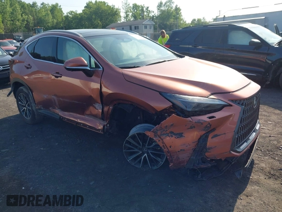 2025 Lexus NX 350h Luxury with VIN 2T2HKCEZ6SC041792, listed as a IAAI auction lot 42568589 with 13,469 mi miles and . Bid and sale history available at DreamBid. Image 1.