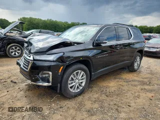 2023 Chevrolet Traverse LT Cloth with VIN 1GNERGKW7PJ190624, listed as a Copart auction lot 61220275 with 29,215 mi miles and Salvage title. Bid and sale history available at DreamBid. Image 1.