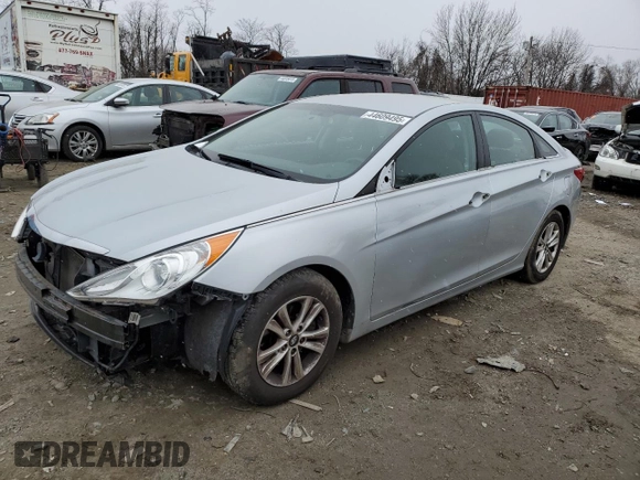 2012 Hyundai Sonata GLS with VIN 5NPEB4AC5CH491513, listed as a Copart auction lot 44609495 with 113,976 mi miles and Salvage Title. Bid and sale history available at carsss.com. Image 1.