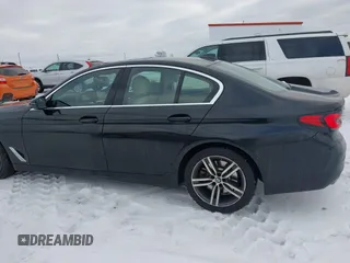 2021 BMW 5 Series 530i xDrive with VIN WBA13BJ09MWX05336, listed as a IAAI auction lot 41349089 with 35,085 mi miles and . Bid and sale history available at DreamBid. Image 14.