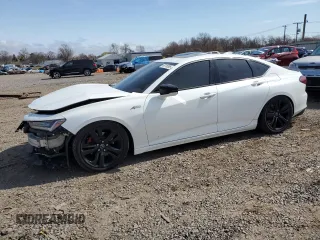 2021 Acura TLX w/A-Spec Package z VIN 19UUB6F52MA002092, wystawiony jako Copart lot #49718385 z przebiegiem 62 620 mil mil oraz Szkoda całkowita • Salvage title. Historia ofert i sprzedaży dostępna na DreamBid. Obrazek 1.