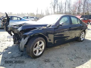 2015 BMW 3 Series 328i xDrive with VIN WBA3B5C5XFP653640, listed as a Copart auction lot 48363945 with 0 mi miles and Salvage Title. Bid and sale history available at carsss.com. Image 1.