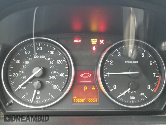 2012 BMW 3 Series 328i with VIN WBAKE5C59CJ106263, listed as a Copart auction lot 51776905 with 102,081 mi miles and Salvage Title. Bid and sale history available at carsss.com. Image 9.