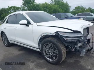 2023 Genesis GV70 2.5T with VIN KMUMADTB4PU098985, listed as a IAAI auction lot 42607191 with 20,732 mi miles and . Bid and sale history available at DreamBid. Image 1.