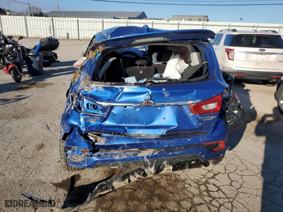 2019 Mitsubishi Outlander Sport ES 2.0 with VIN JA4AP3AU4KU019613, listed as a Copart auction lot 84589874 with 0 mi miles and Salvage Title. Bid and sale history available at carsss.com. Image 6.