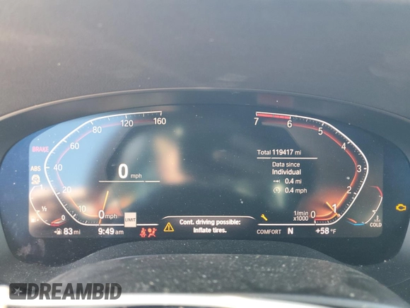 2020 BMW 5 Series 530i z VIN WBAJR3C04LWW64257, wystawiony jako Copart lot #48160355 z przebiegiem 119 417 mil mil oraz Czysty tytuł • Clean title. Historia ofert i sprzedaży dostępna na DreamBid. Obrazek 9.
