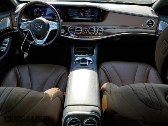 2019 Mercedes-Benz S 450 with VIN WDDUG6EB8KA440903, listed as a Copart auction lot 46684385 with 30,969 mi miles and Salvage title. Bid and sale history available at DreamBid. Image 8.