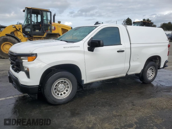 2023 Chevrolet Silverado 1500 Work Truck with VIN 3GCNAAEK6PG353481, listed as a Copart auction lot 49649735 with 102,903 mi miles and Clean Title. Bid and sale history available at carsss.com. Image 1.
