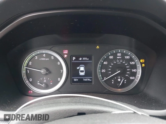 2019 Hyundai Sonata SE with VIN 5NPE24AF1KH739202, listed as a IAAI auction lot 42091269 with 76,578 mi miles and . Bid and sale history available at carsss.com. Image 7.