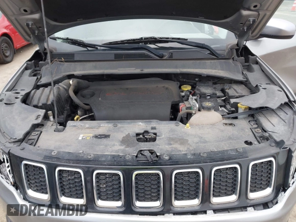 2018 Jeep Compass Latitude with VIN 3C4NJDBB1JT303009, listed as a IAAI auction lot 42012766 with 161,463 mi miles. Bid and sale history available at carsss.com. Image 10.