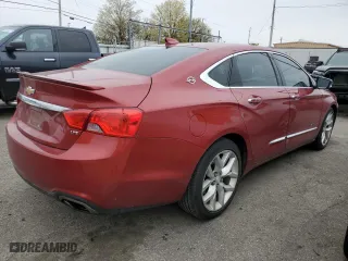 2015 Chevrolet Impala LTZ with VIN 2G1165S3XF9239716, listed as a Copart auction lot 52709485 with 260,827 mi miles and Salvage Title. Bid and sale history available at carsss.com. Image 3.