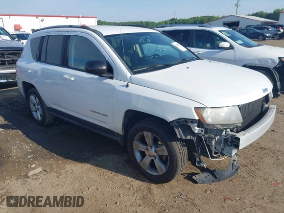 2016 Jeep Compass Sport with VIN 1C4NJCBA1GD568996, listed as a IAAI auction lot 42116719 with 167,751 mi miles and . Bid and sale history available at DreamBid. Image 1.