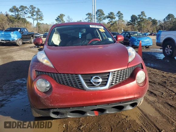 2014 Nissan Juke SV with VIN JN8AF5MR0ET451447, listed as a Copart auction lot 42381805 with 9,688 mi miles and Salvage Title. Bid and sale history available at carsss.com. Image 5.