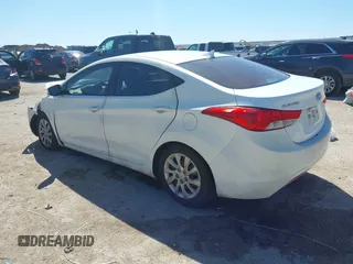 2011 Hyundai Elantra GLS with VIN 5NPDH4AE9BH029465, listed as a IAAI auction lot 41845258 with 134,380 mi miles. Bid and sale history available at carsss.com. Image 3.