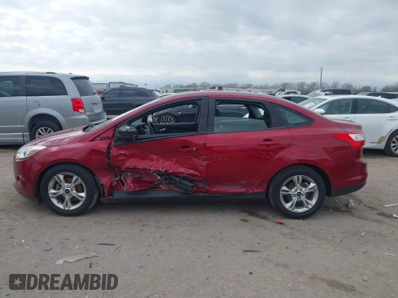 2014 Ford Focus SE with VIN 1FADP3F21EL340728, listed as a IAAI auction lot 41159162 with 125,919 mi miles. Bid and sale history available at carsss.com. Image 13.