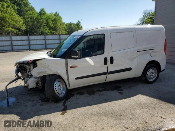 2022 Ram ProMaster City Cargo Tradesman with VIN ZFBHRFAB6N6Y24331, listed as a Copart auction lot 56729625 with 32,854 mi miles and Salvage title. Bid and sale history available at DreamBid. Image 1.